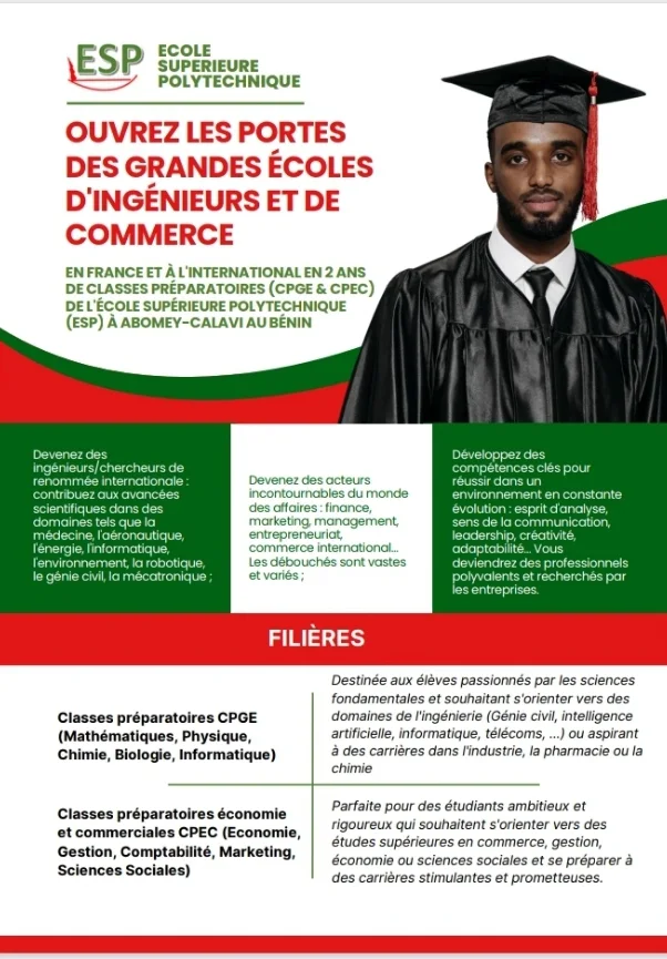 Logo de Ecole Supérieure Polytechnique (ESP) d'Abomey-calavi