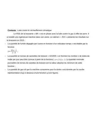 Première page de Devoir surveillé de MATHS GENE — 2nde C — CEG2 ABOMEY - CALAVI (CEG ZOCA) (2018)
