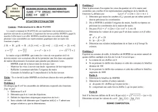 Première page de Mathématiques 1ère D — Composition, 1er semestre (2020-2021) · CEG 2 Djougou
