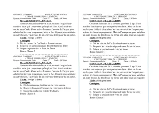 Première page de Français 5e — 1er devoir surveillé, 1er semestre (2018-2019) · CEG NIMA