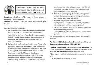 Première page de Allemand 1ère A1 — 3e devoir surveillé (2017-2018) · CEG1 Covè