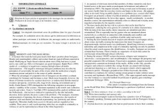 Première page de Anglais Tle A2 — 2e devoir surveillé, 1er semestre (2020-2021) · CEG SEKERE