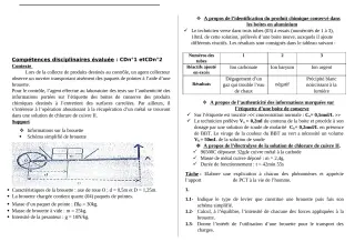 Première page de Devoir surveillé de PCT — 3e — CEG 2 N'DALI (2018)