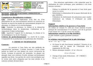 Première page de PCT 1ère D — 2e évaluation sommative, 2e semestre (2019-2020) · CEG GBESSOU