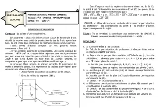 Première page de Mathématiques Tle D — 1er devoir surveillé, 1er semestre (2020-2021) · CEG 2 Djougou