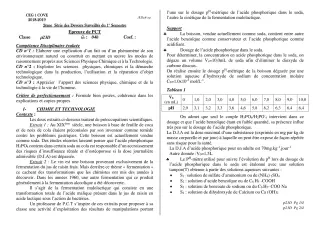 Première page de PCT Tle D — 2e devoir surveillé, 1er semestre (2018-2019) · CEG1 Covè