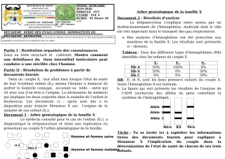 Première page de SVT Tle A1, Tle A2 — 2e évaluation sommative (2019-2020) · CEG GBESSOU