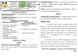 Première page de Philosophie 1ère A1, 1ère A2 — 2e évaluation sommative, 2e semestre (2019-2020) · CEG GBESSOU