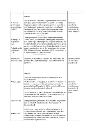 Première page de Devoir surveillé de SVT — 1ère A2 — CEG SEKERE (2021)