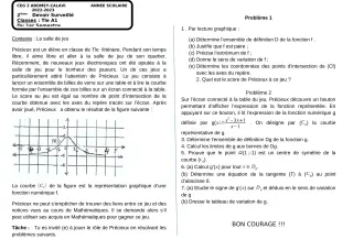 Première page de Mathématiques Tle A1 — Devoir surveillé, 1er semestre (2022-2023) · CEG2 ABOMEY - CALAVI (CEG ZOCA)