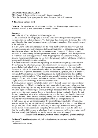 Première page de Devoir surveillé de ANGLAIS — 1ère A2, 1ère D — CEG SEKERE (2023)