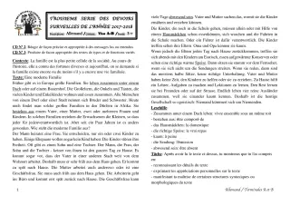 Première page de Allemand Tle A2, Tle B — 3e devoir surveillé (2017-2018) · CEG1 Covè