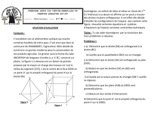 Première page de Mathématiques 1ère D — Devoir surveillé, 1er semestre (2018-2019) · CEG1 Covè