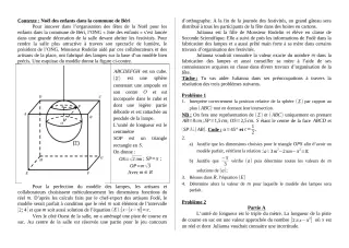 Première page de Devoir surveillé de MATHS GENE — 2nde C — CEG Albarika (2018)
