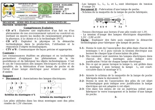Première page de PCT 6e — 2e évaluation sommative, 1er semestre (2019-2020) · CEG GBESSOU