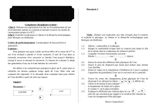 Première page de PCT 6e — 1er devoir surveillé, 2e semestre (2018-2019) · ceg ouenou