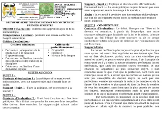 Première page de Philosophie 1ère A1, 1ère A2 — 2e évaluation sommative, 1er semestre (2019-2020) · CEG GBESSOU