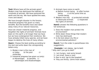 Première page de Devoir surveillé de ANGLAIS — 5e — CEG Titirou (2018)
