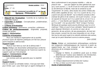 Première page de Philosophie 1ère A, 1ère D — 1er devoir surveillé, 2e semestre (2018-2019) · CEG Tchatchou