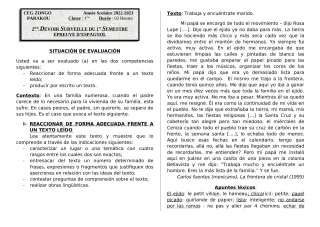 Première page de Espagnol 1ère A1, 1ère A2 — Devoir surveillé, 1er semestre (2022-2023) · CEG ZONGO