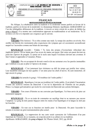 Première page de Mathématiques 6e, 5e, 4e, 4e ML, 3e, 3e ML, 2nde A1, 2nde A2, 2nde B, 2nde C, 2nde D, 1ère A1, 1ère A2, 1ère B, 1ère C, 1ère D, Tle A1, Tle A2, Tle B, Tle C, Tle D — 1er trimestre (2023-2024) · CPEG L