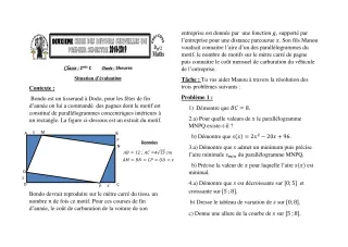 Première page de Mathématiques 2nde C — Devoir surveillé (2018-2019) · CEG1 Covè