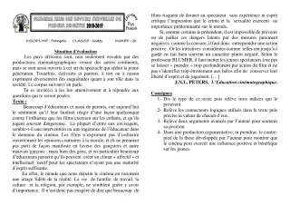 Première page de Français 2nde A & B, 2nde C, 2nde D — 1er devoir surveillé, 1er semestre (2018-2019) · CEG1 Covè