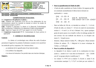 Première page de PCT Tle D — 2e évaluation sommative, 2e semestre (2019-2020) · CEG GBESSOU