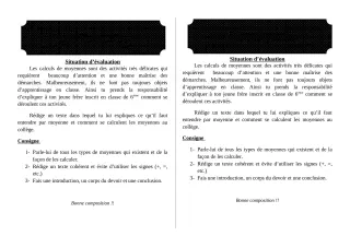 Première page de Français 4e, 4e ML — 1er devoir surveillé, 2e semestre (2018-2019) · ceg ouenou