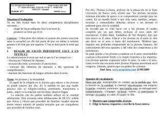 Première page de Espagnol 3e ML — 2e devoir surveillé, 1er semestre (2018-2019) · CEG Banikanni