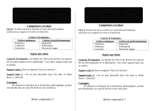 Première page de Philosophie 1ère D — 1er devoir surveillé, 1er semestre (2018-2019) · ceg ouenou